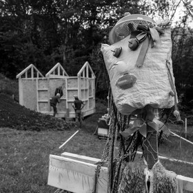 Installation de la cabane