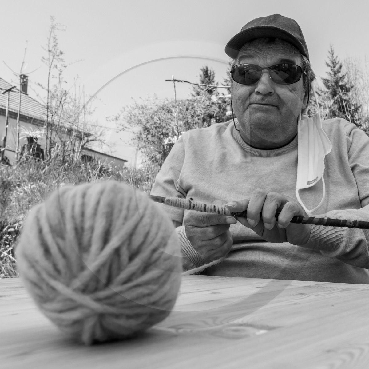 Atelier laine et promenade au jardin