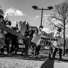 27 mars 2021 : Manifestation des jeunes pour le climat à Gap