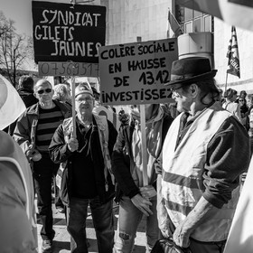 16 février 2023 : Manifestation contre la réforme des retraites à Gap (Hautes-Alpes)