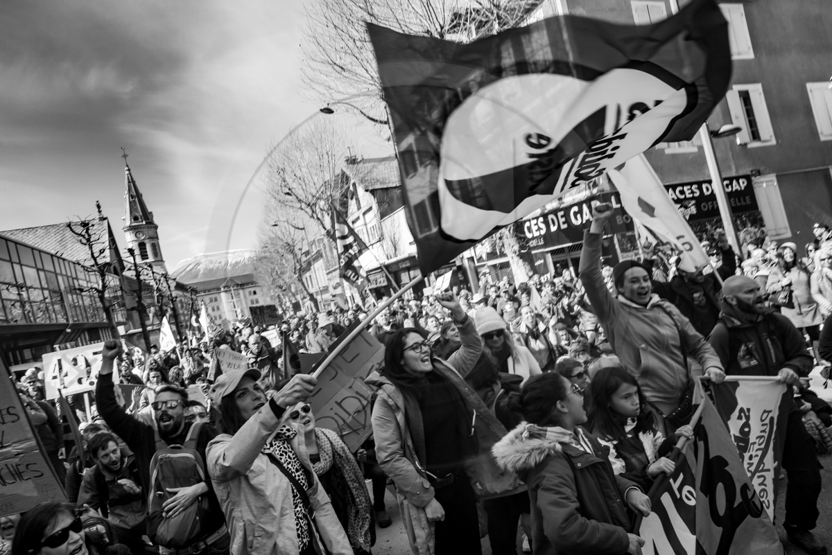 28 mars 2023 : Manifestation contre la réforme des retraites à Gap