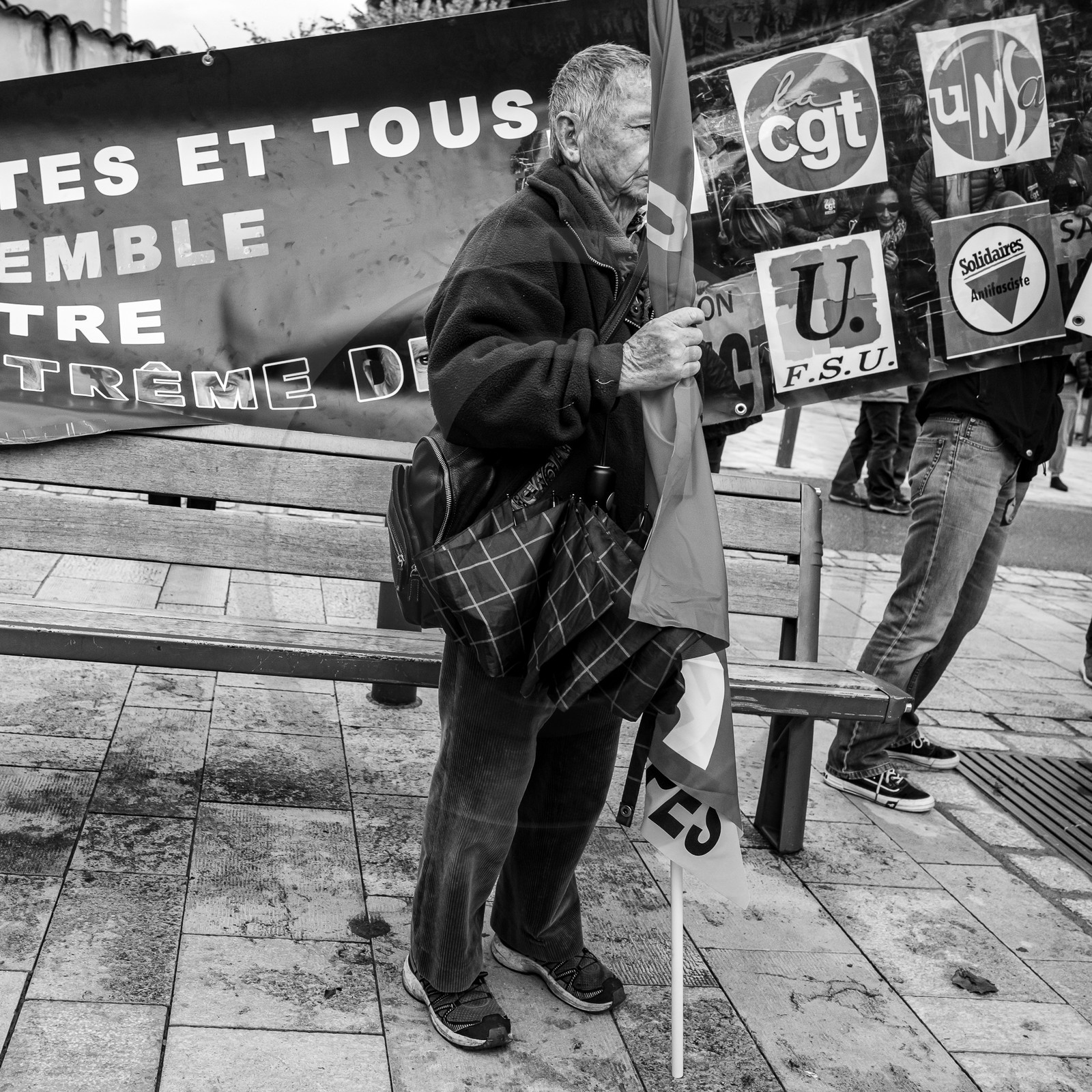 15 juin 2024 - Gap (Hautes-Alpes)- Manifestation contre l'extrême droite