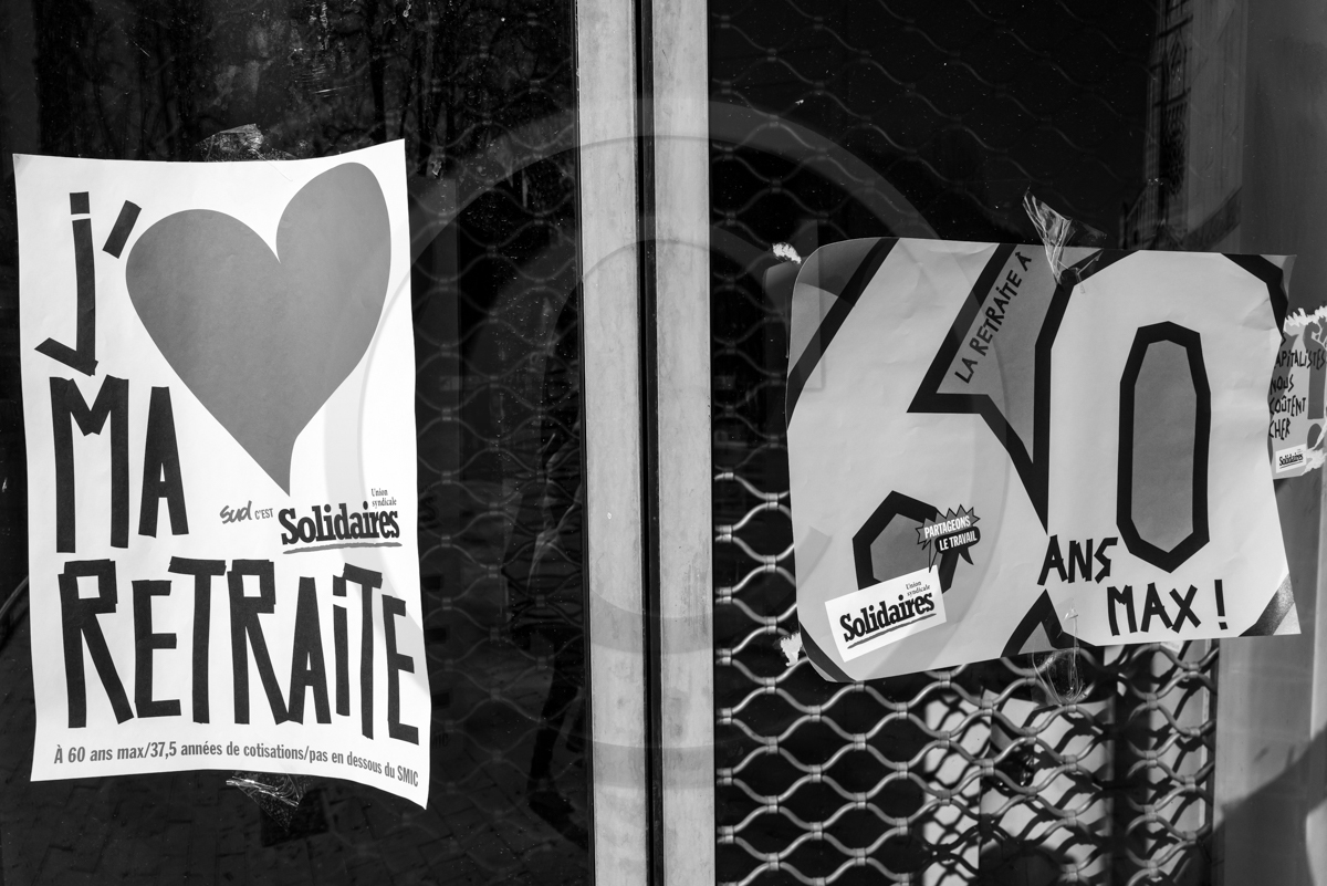 16 février 2023 : Manifestation contre la réforme des retraites à Gap (Hautes-Alpes)