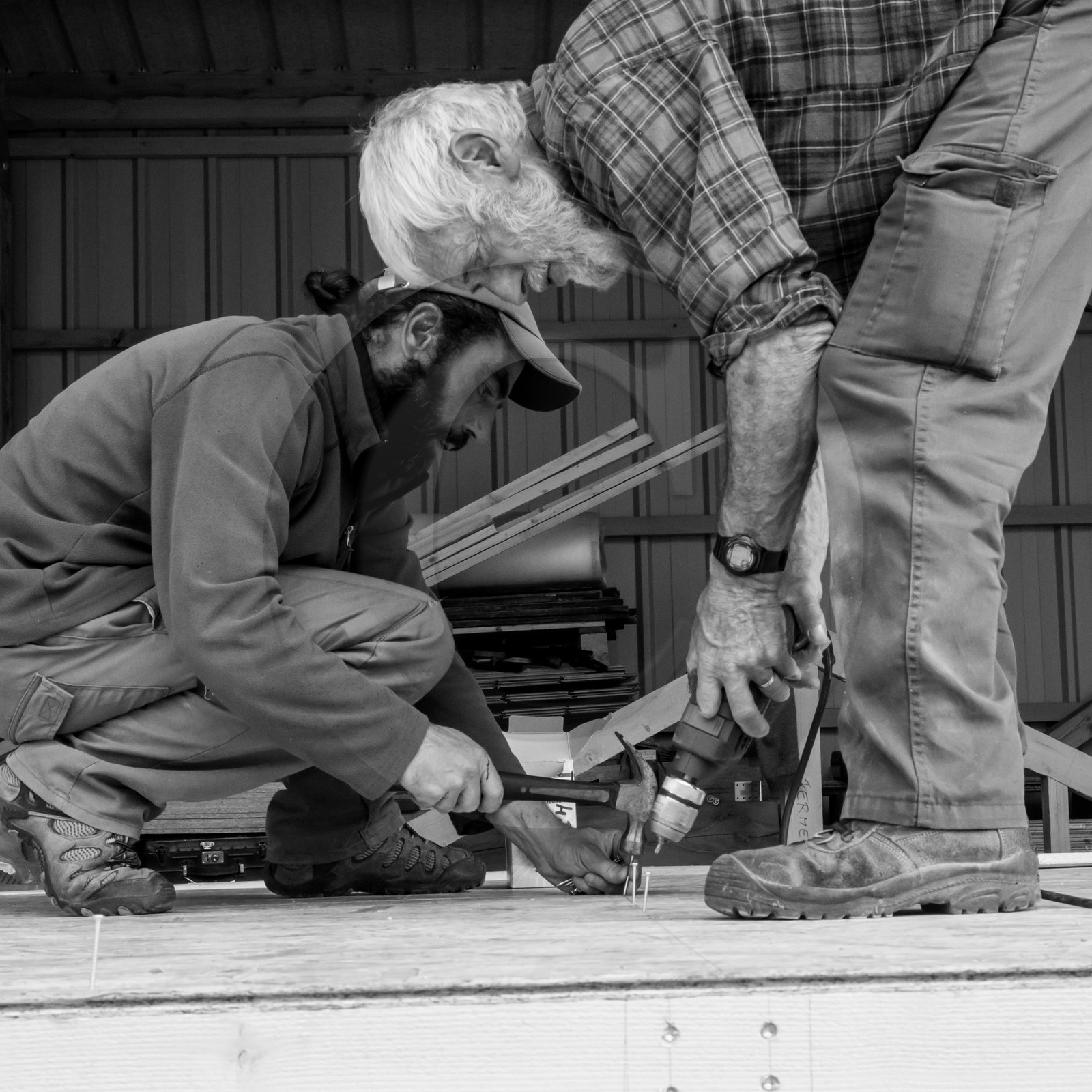 Construction d'une cabane