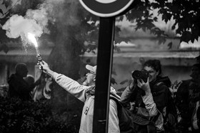 15 juin 2024 - Gap (Hautes-Alpes)- Manifestation contre l'extrême droite
