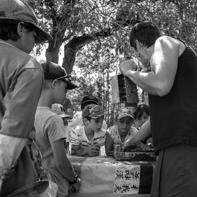 Avec l'école de Saint-Bonnet