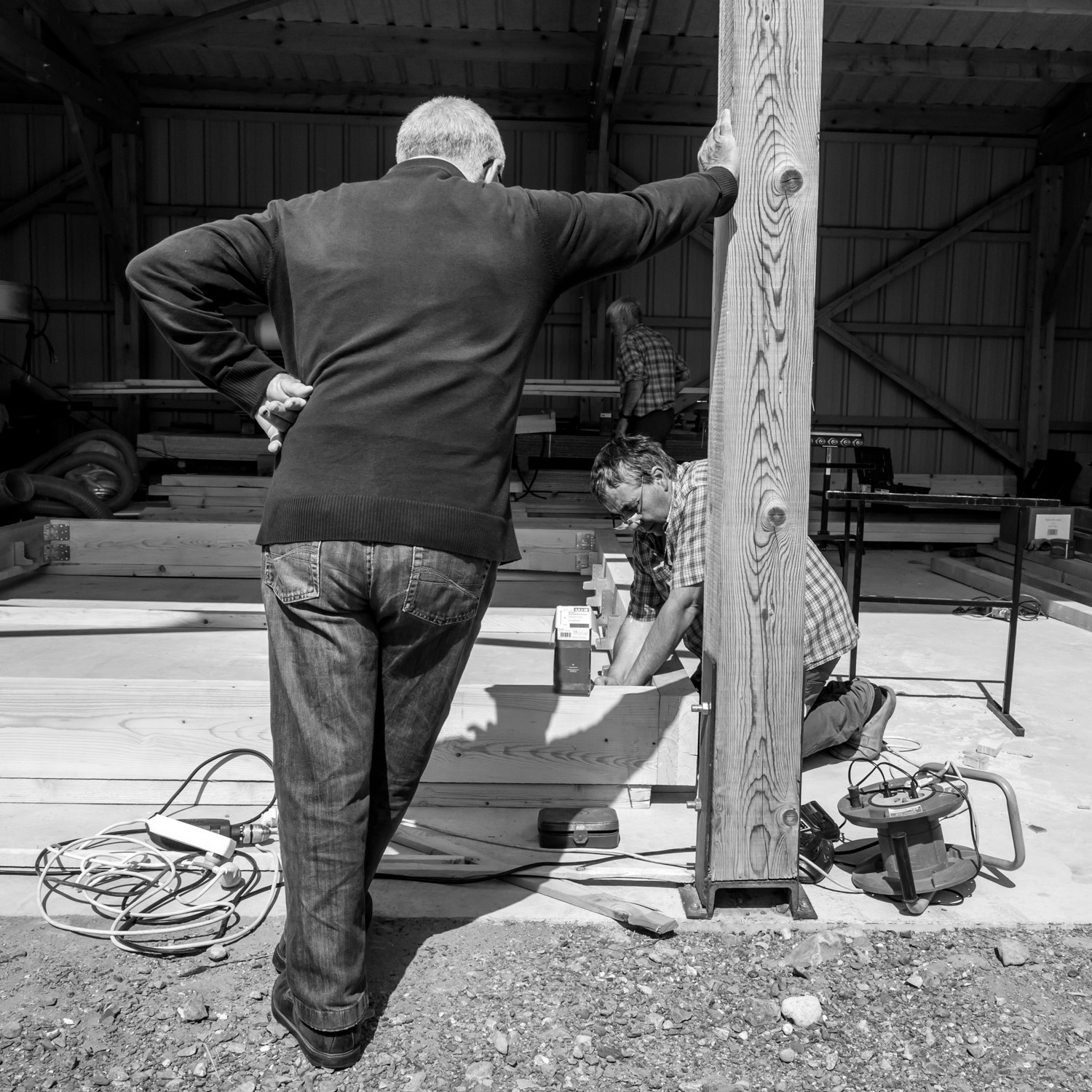 Construction d'une cabane