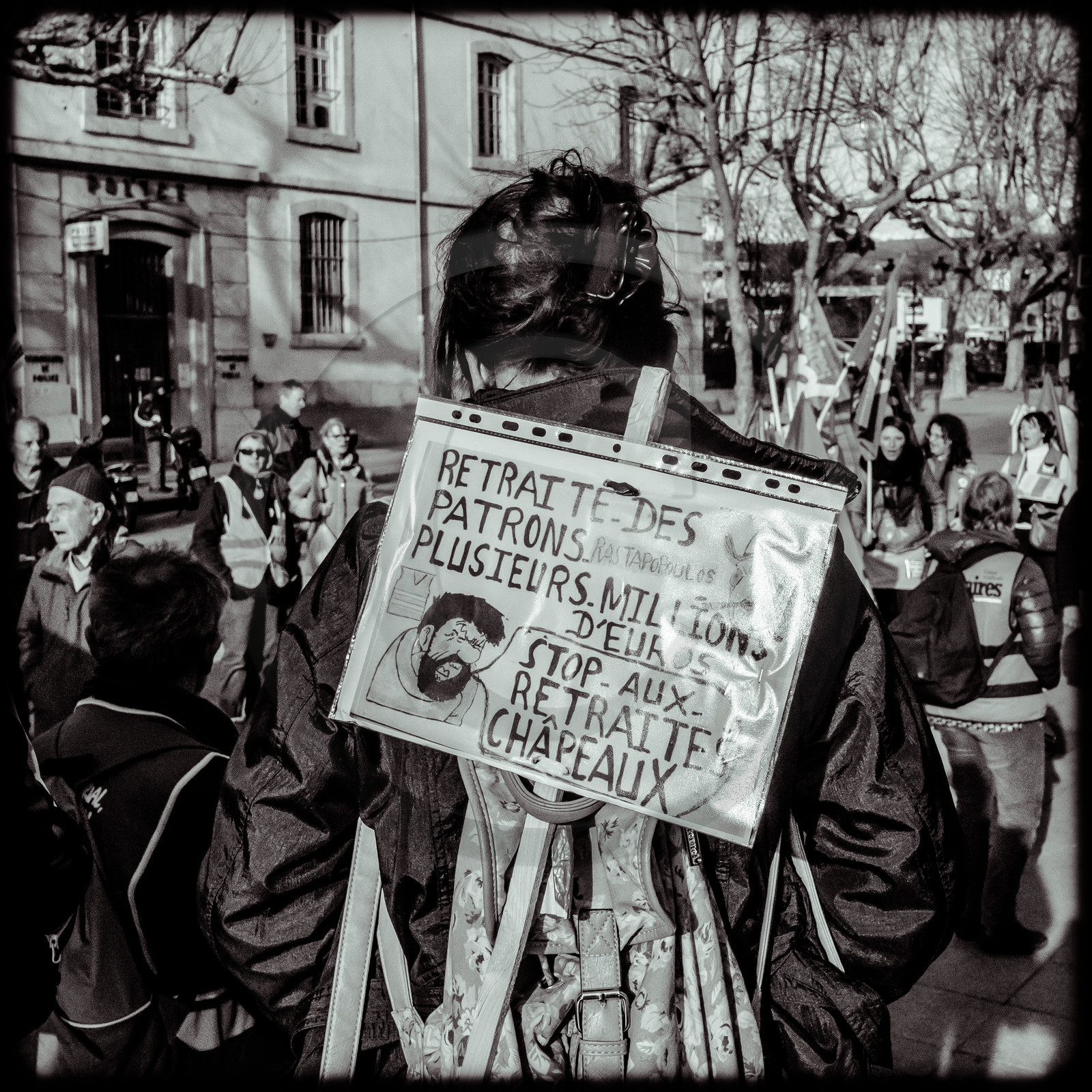 Manifestation pour la défense des retraites - Gap - 06 février  2020.