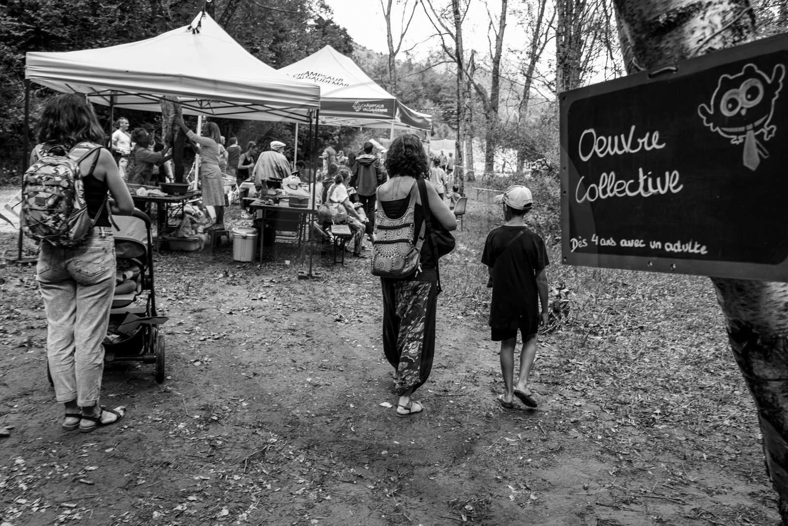 14 aout 2024 : Les ateliers créatifs proposés par l'Ouort au festival  l'Echo des Mots à Saint-Jean-Saint-Nicolas