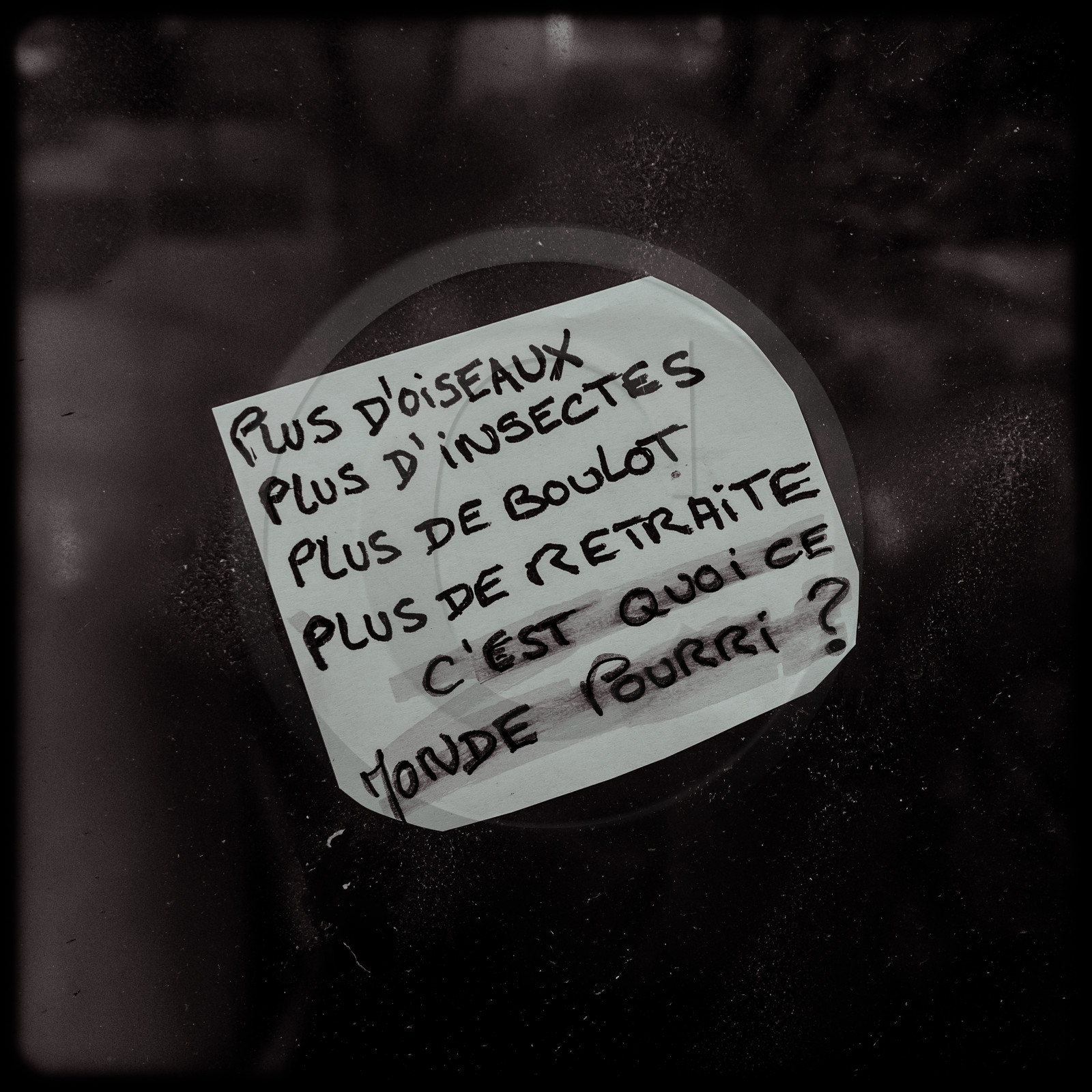 Manifestation à Gap le 11 janvier 2020