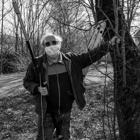 24 février 2021 : on taille, on prépare le jardin...