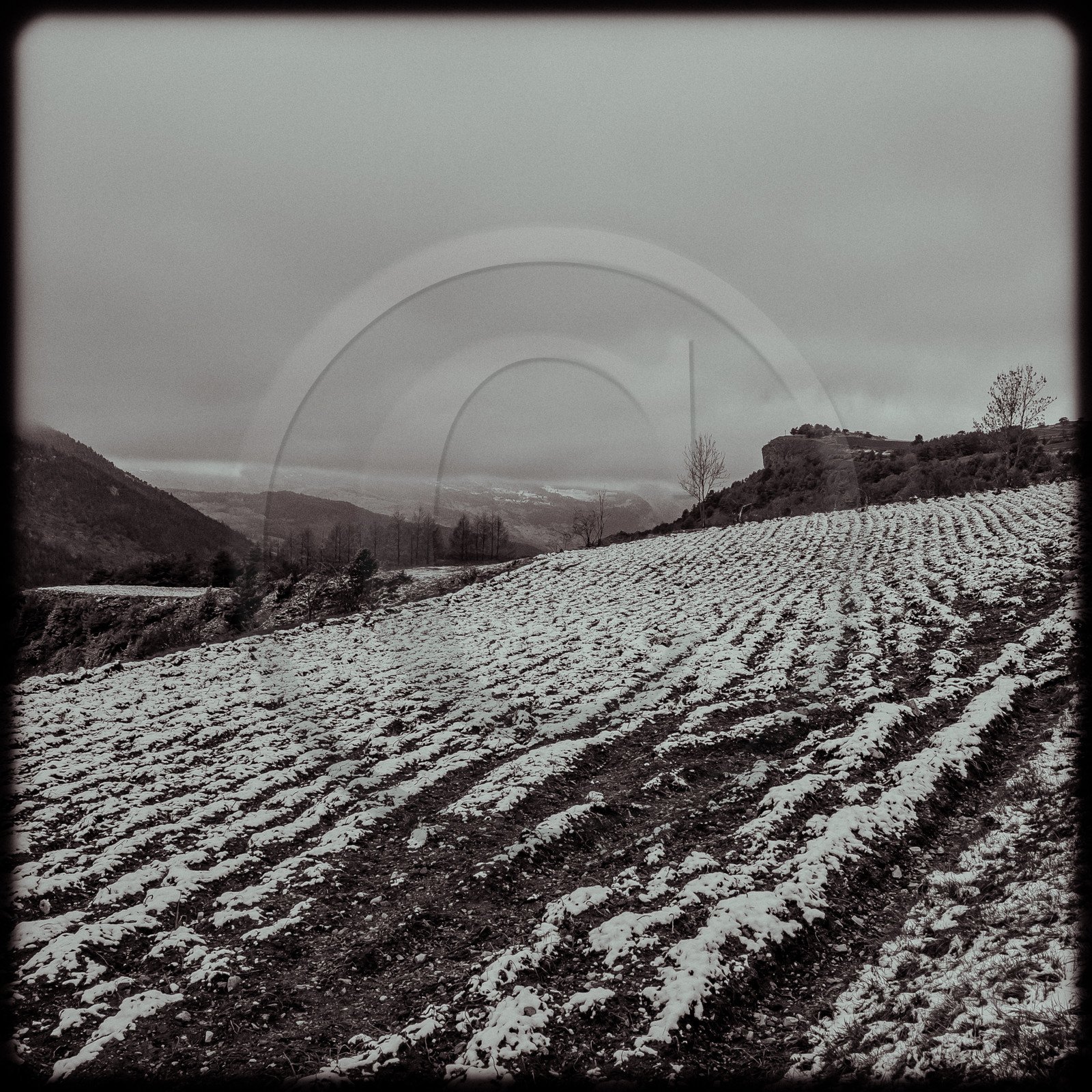 Neige vers le Col du Noyer - Massif du Dévoluy