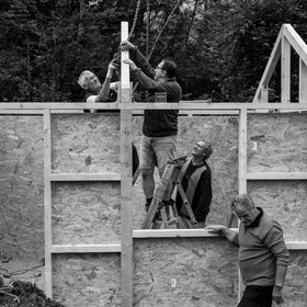 Installation de la cabane