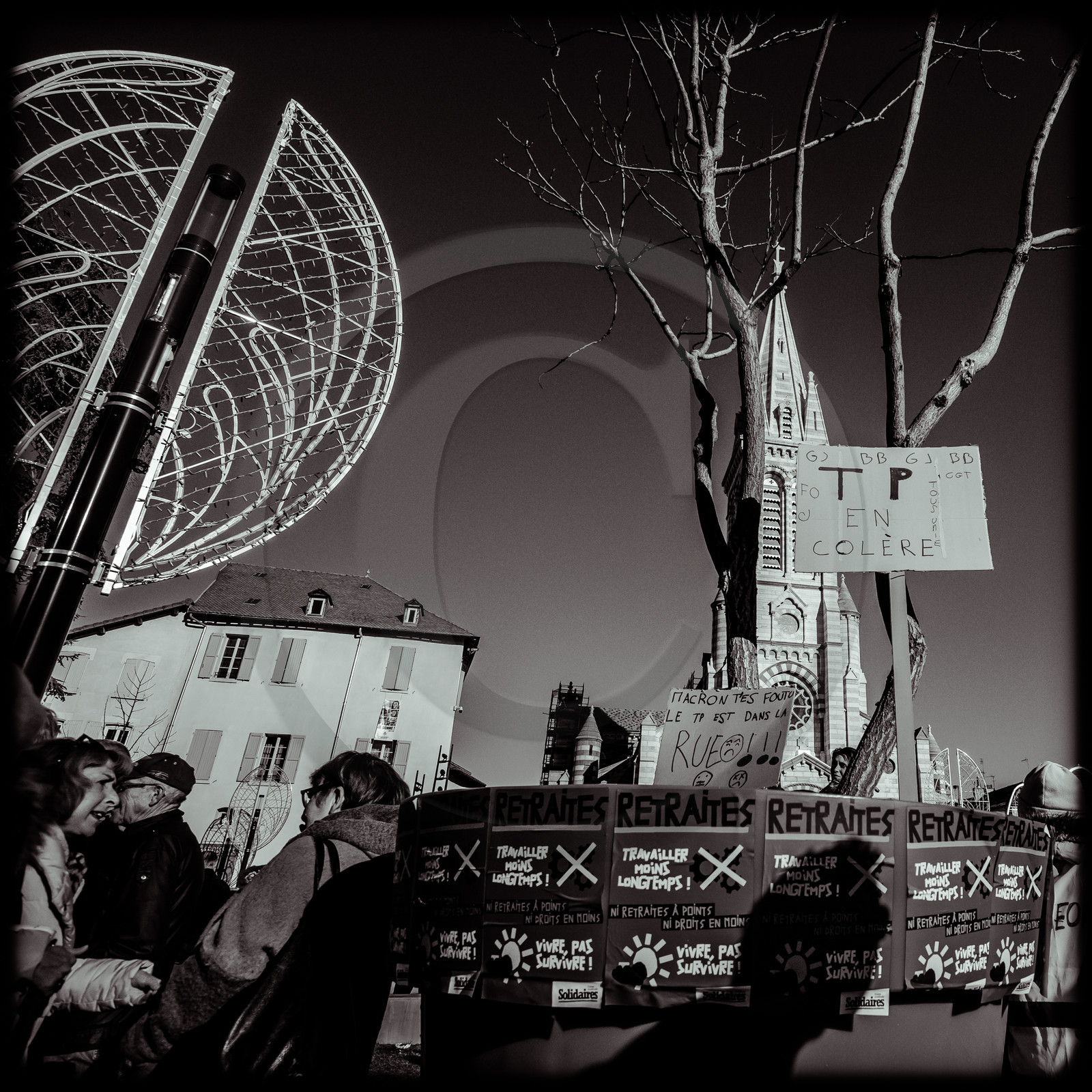 Manifestation à Gap le 09 janvier 2020