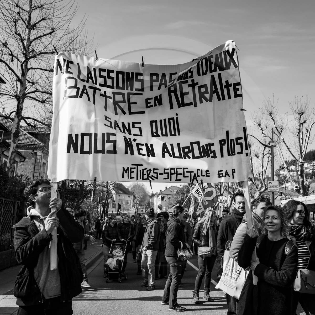 7 mars 2023 : Manifestation contre la réforme des retraites à Gap 7 mars 2023 : Manifestation contre la réforme des retraites à Gap