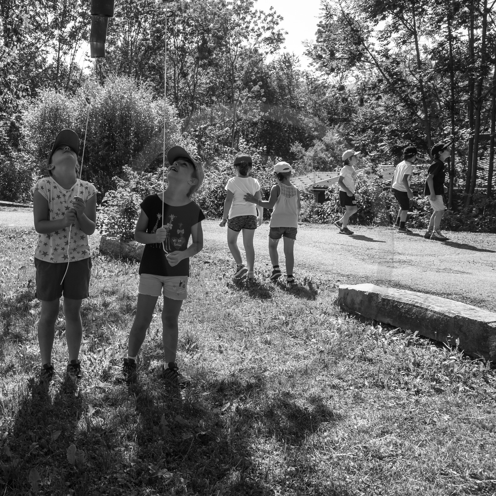 Avec l'école de Saint-Bonnet