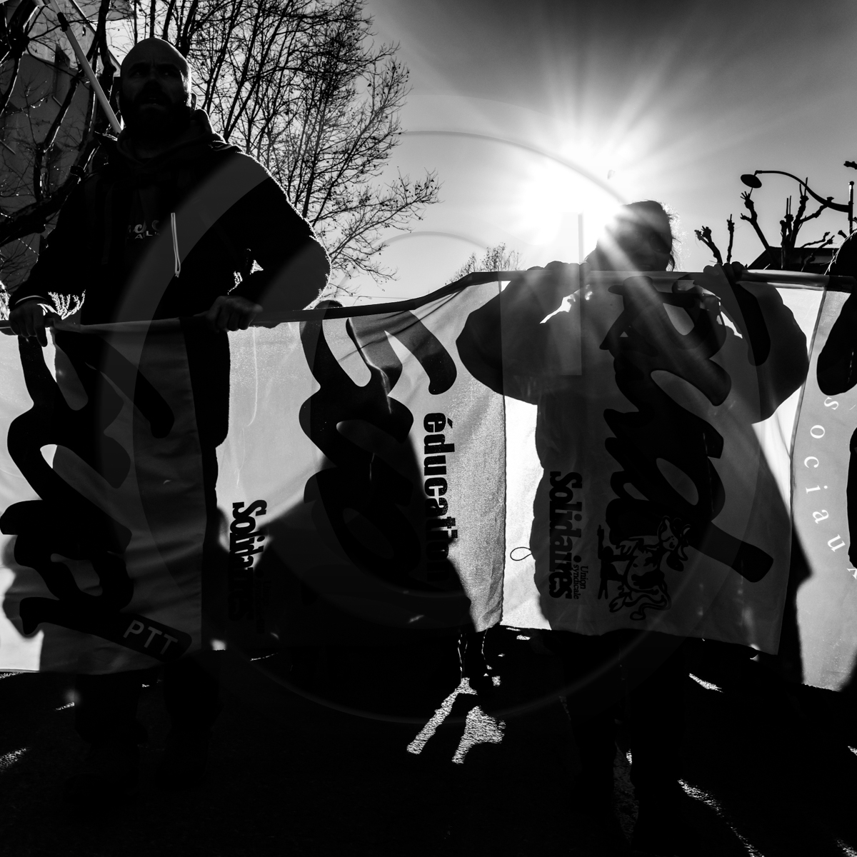 11 février 2023 : Manifestation contre la réforme des retraites à Gap (Hautes-Alpes)