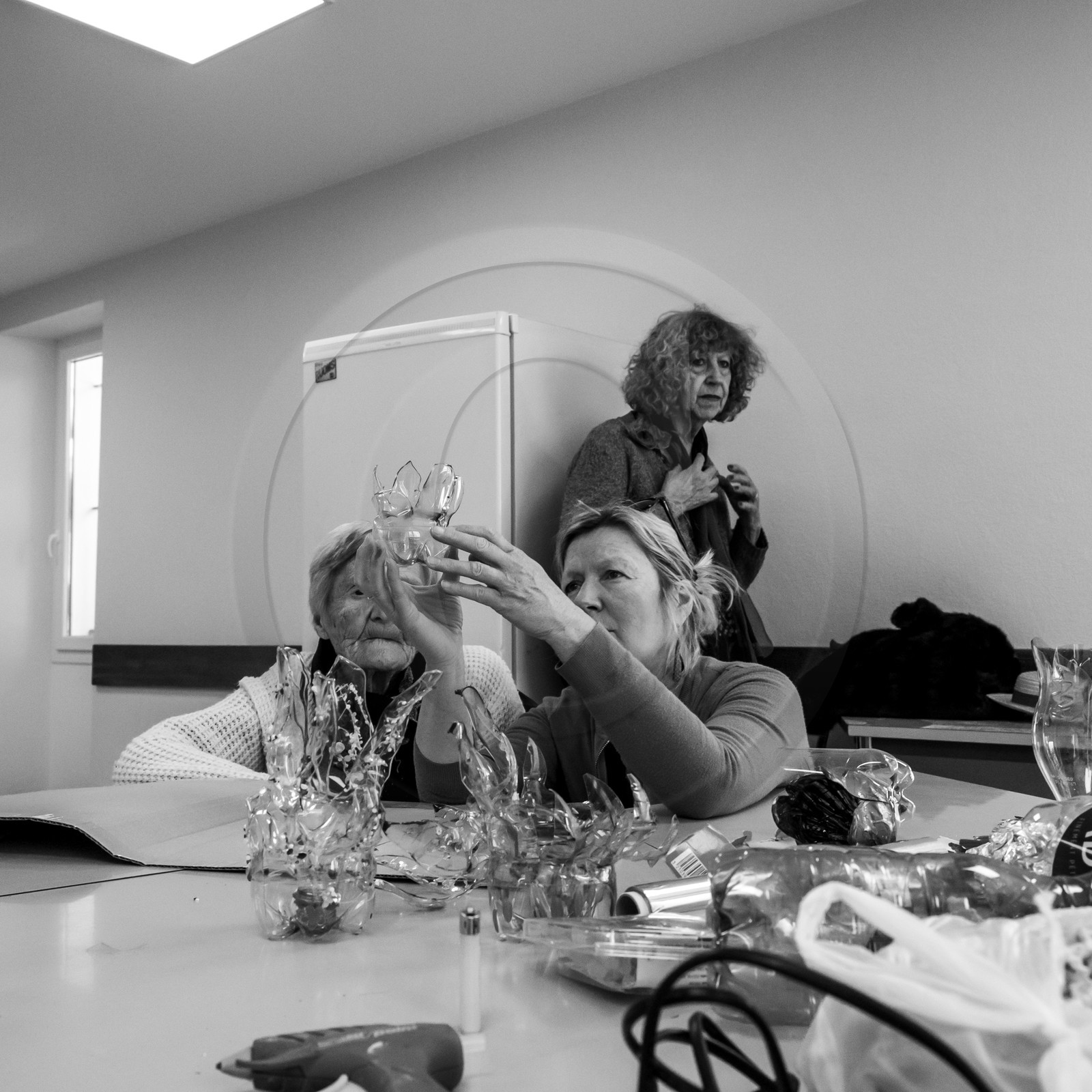 15 mai 2019 : création de fleurs en plastique