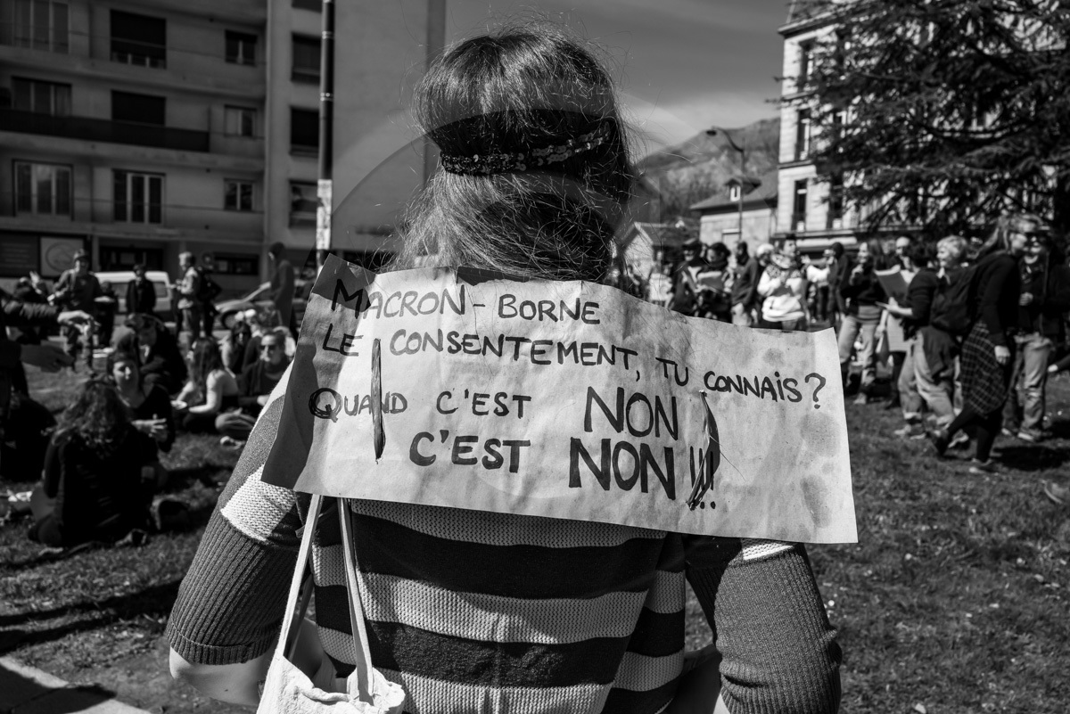 6 avril 2023 : Manifestation contre la réforme des retraites à Gap