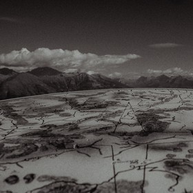 Table d'orientation au Col du Noyer
