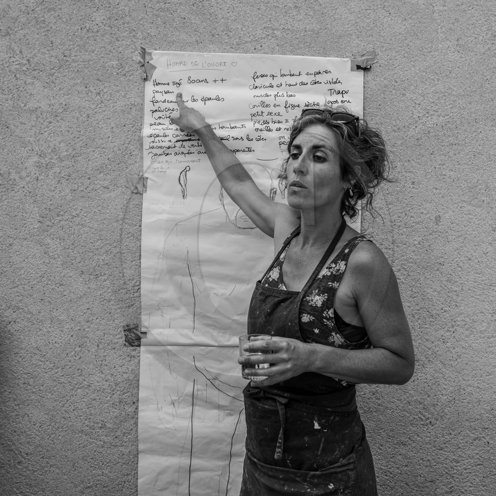 21 aout 2024 : Réalisation de Marcel Joli Coeur, l'homme de l'Ouort avec Barbara Fougnon, artiste plasticienne, et un anniversaire en chansons.