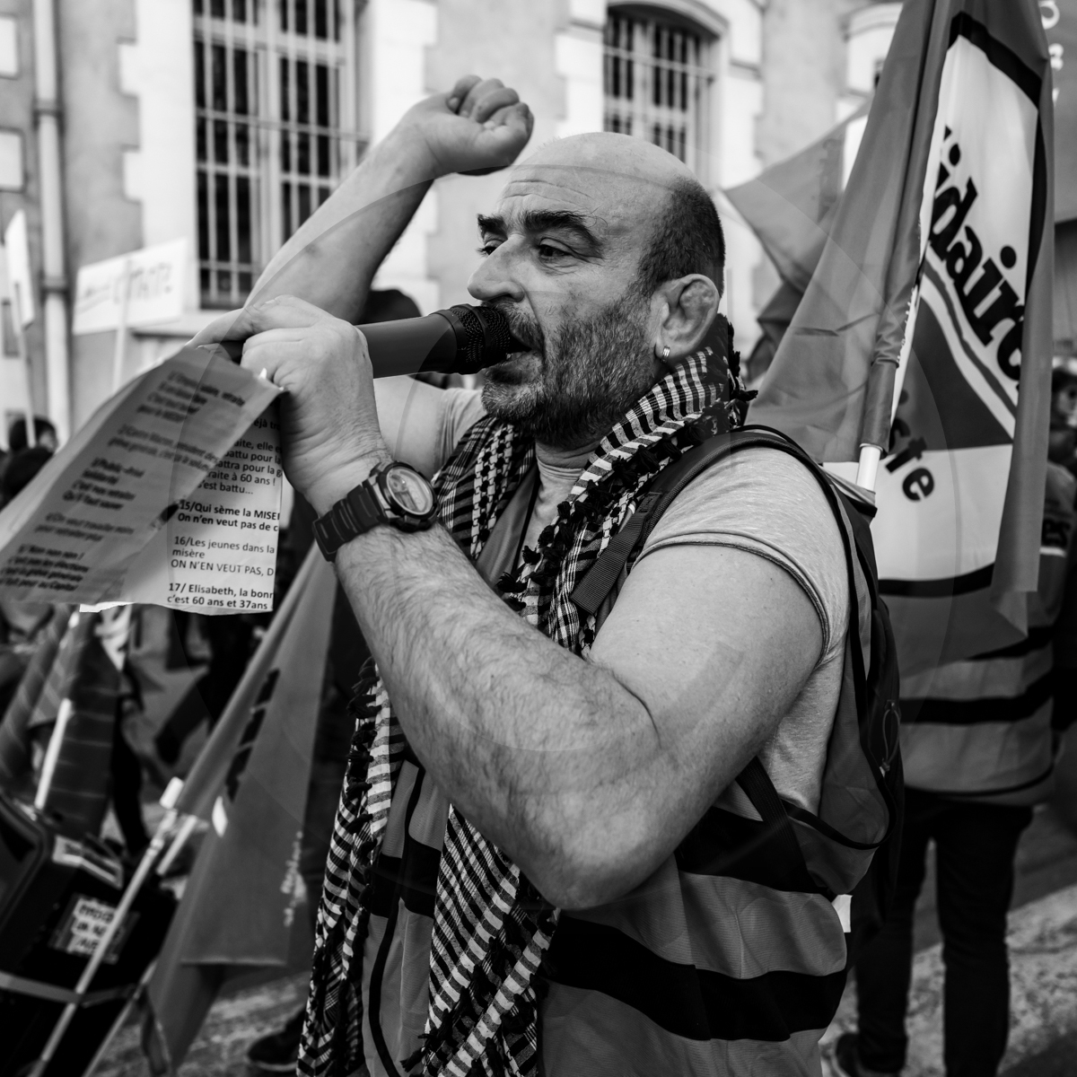 11 février 2023 : Manifestation contre la réforme des retraites à Gap (Hautes-Alpes)