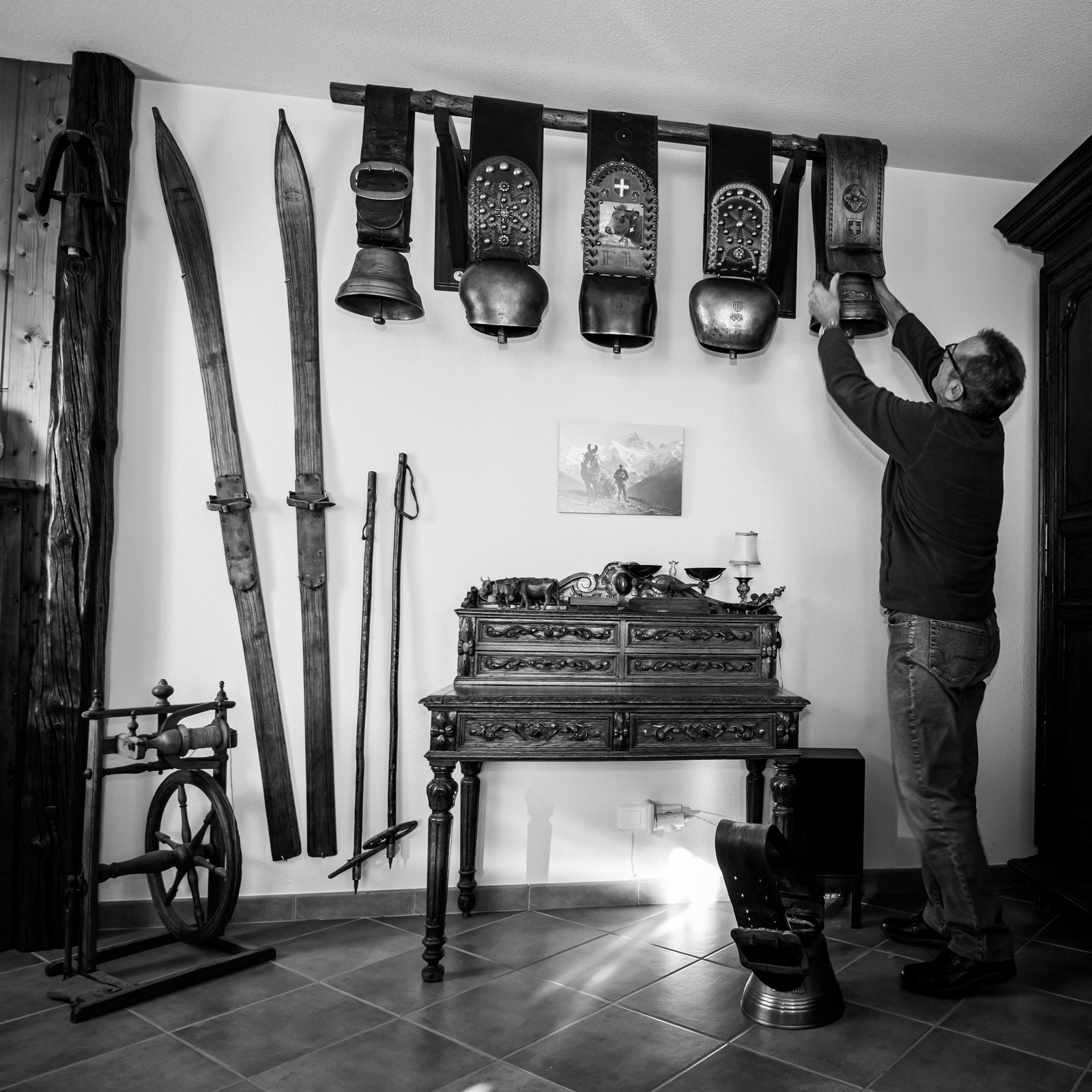 Collection de cloches - Exposition à la Maison du Berger