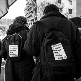 11 février 2023 : Manifestation contre la réforme des retraites à Gap (Hautes-Alpes)