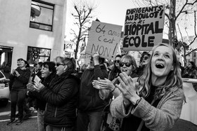 16 février 2023 : Manifestation contre la réforme des retraites à Gap (Hautes-Alpes)