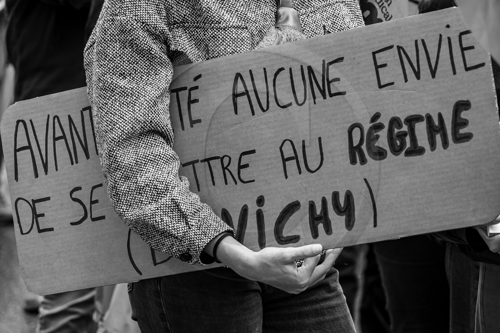 15 juin 2024 - Gap (Hautes-Alpes)- Manifestation contre l'extrême droite