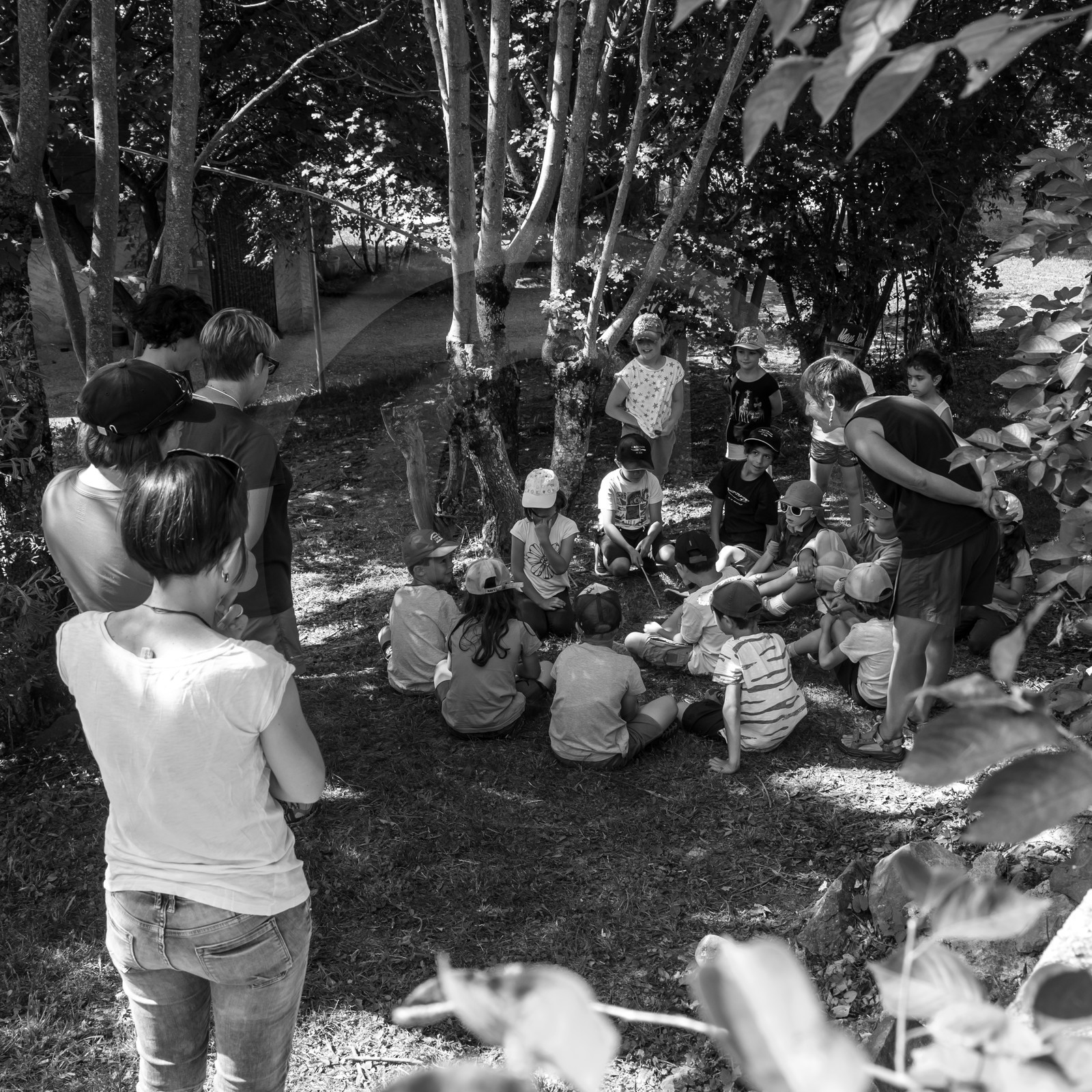 Avec l'école de Saint-Bonnet
