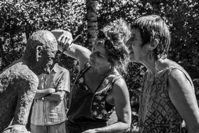 21 aout 2024 : Réalisation de Marcel Joli Coeur, l'homme de l'Ouort avec Barbara Fougnon, artiste plasticienne, et un anniversaire en chansons.