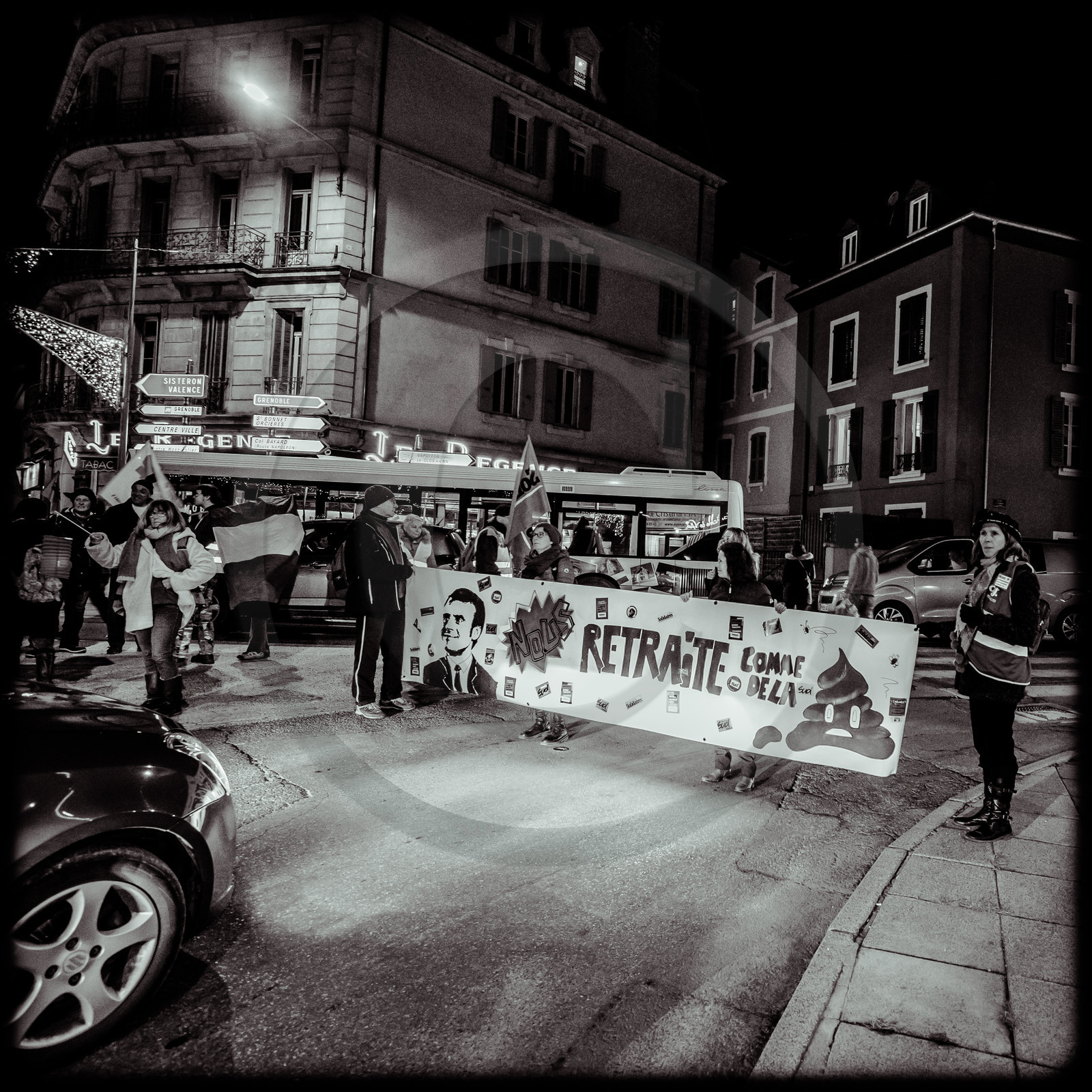 Manifestation à Gap le 23 janvier 2020 Manifestation à Gap le 23 janvier 2020