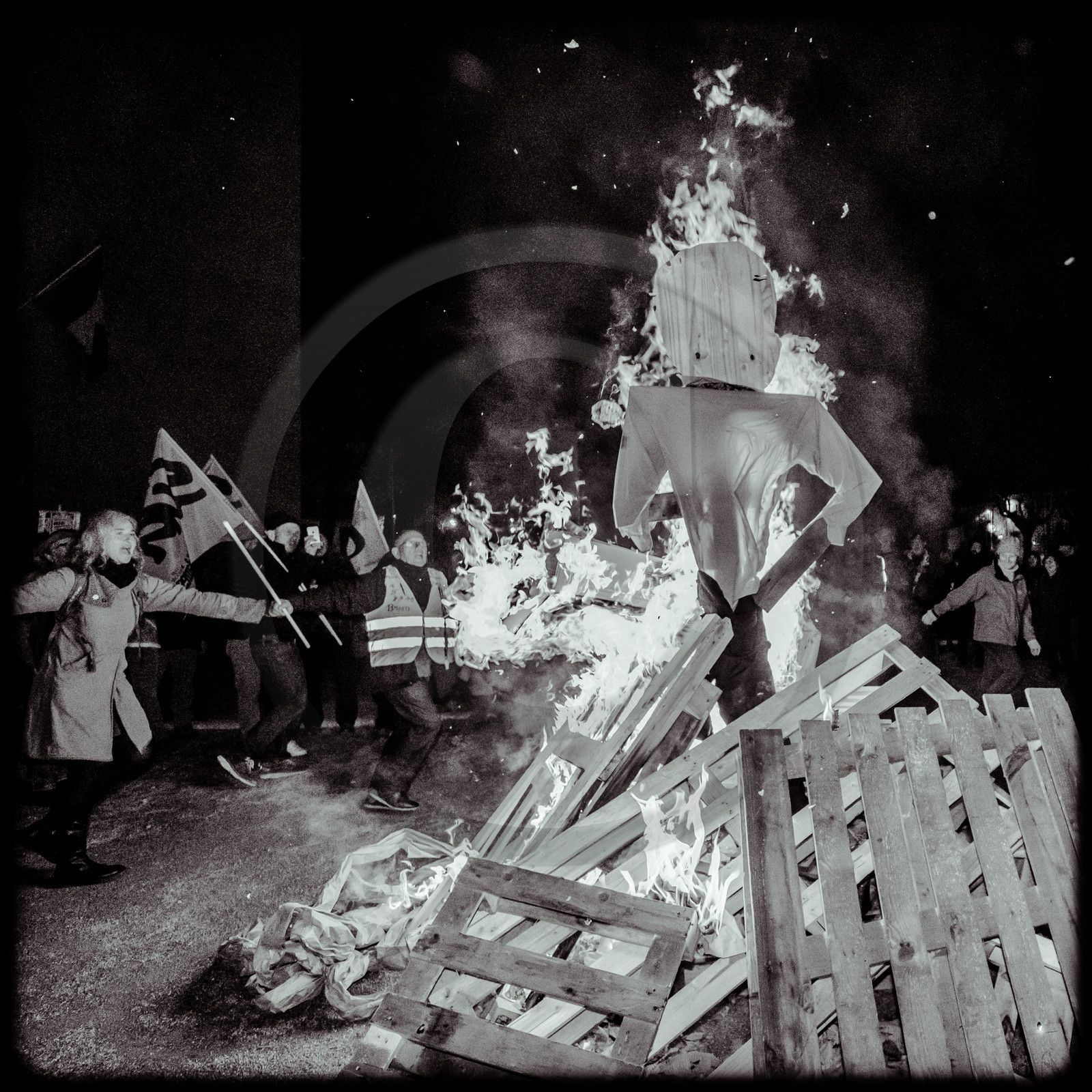 Manifestation pour la défense des retraites - Gap - 30 janvier 2020.