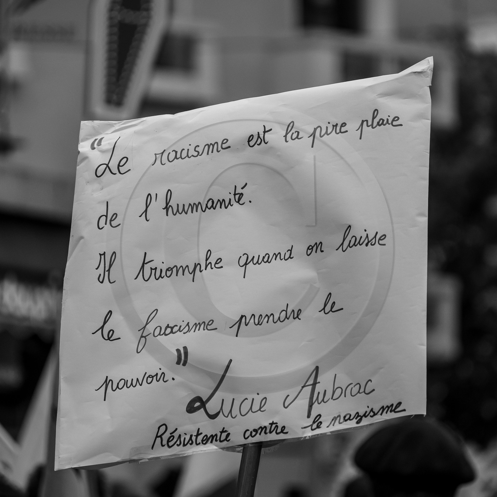 15 juin 2024 - Gap (Hautes-Alpes)- Manifestation contre l'extrême droite