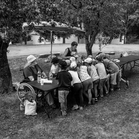 Avec l'école de Saint-Bonnet