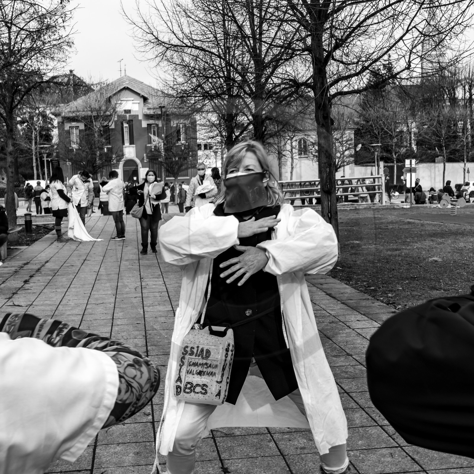 04 février 2021 à Gap (Hautes-Alpes) : Manifestation des soignants oubliés du Ségur de la santé. 04 février 2021 à Gap (Hautes-Alpes) : Manifestation des soignants oubliés du Ségur de la santé.