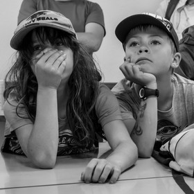 Avec l'école de Saint-Bonnet