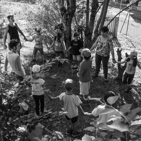 Avec l'école de Saint-Bonnet
