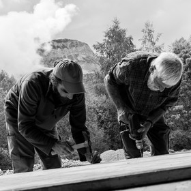 Construction d'une cabane