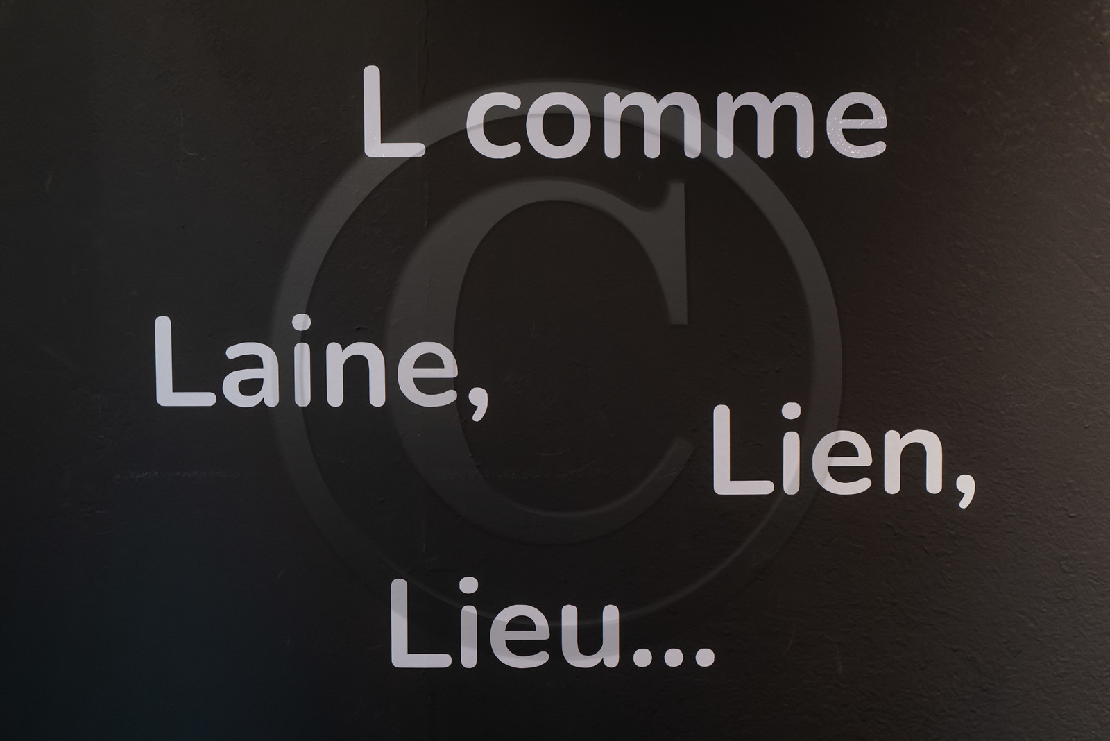 Exposition L comme laine, lien, lieu conçue par l'Ouort de Benevènt, sous la houlette de Claudine Meyer, artiste plasticienne, accompagnée de photographies de Denis Lebioda. Une proposition de la Communauté de Communes du Champsaur - Valgaudemar et de son service culturel.