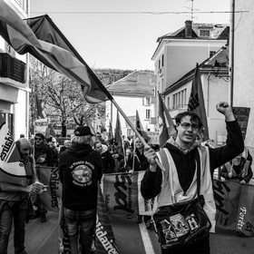 11 février 2023 : Manifestation contre la réforme des retraites à Gap (Hautes-Alpes)