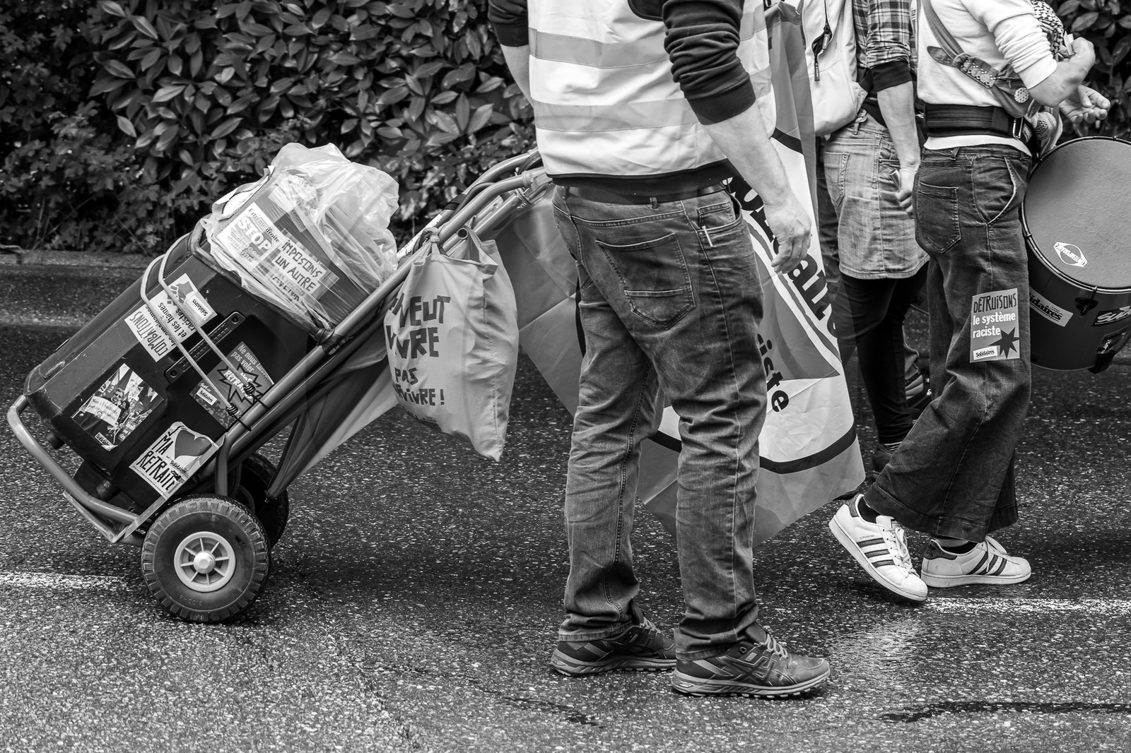 15 juin 2024 - Gap (Hautes-Alpes)- Manifestation contre l'extrême droite