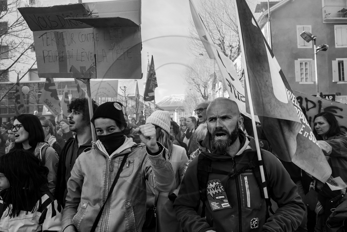 28 mars 2023 : Manifestation contre la réforme des retraites à Gap