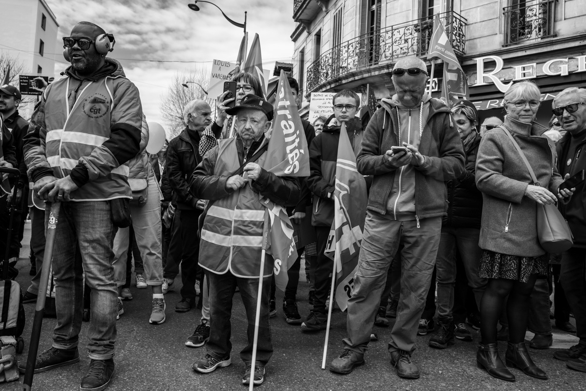 6 avril 2023 : Manifestation contre la réforme des retraites à Gap