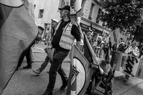 15 juin 2024 - Gap (Hautes-Alpes)- Manifestation contre l'extrême droite