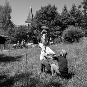05 juillet 2017 - Installation épouvantails