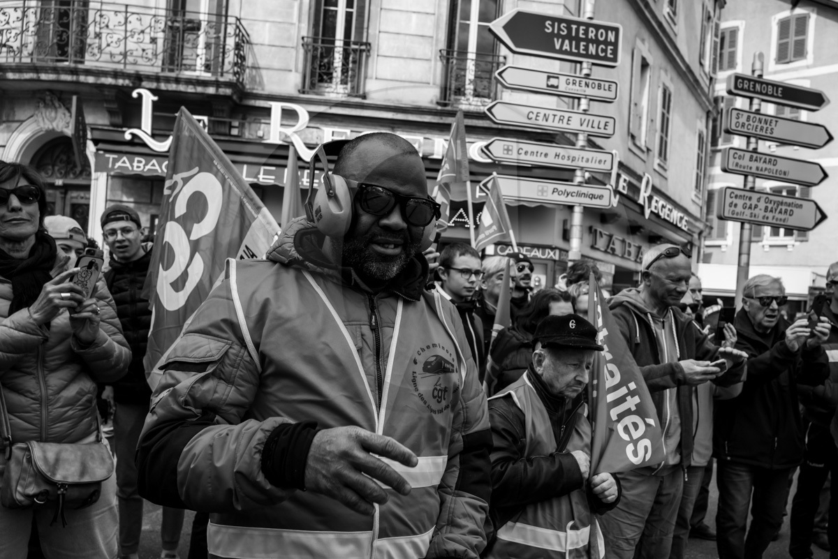 6 avril 2023 : Manifestation contre la réforme des retraites à Gap