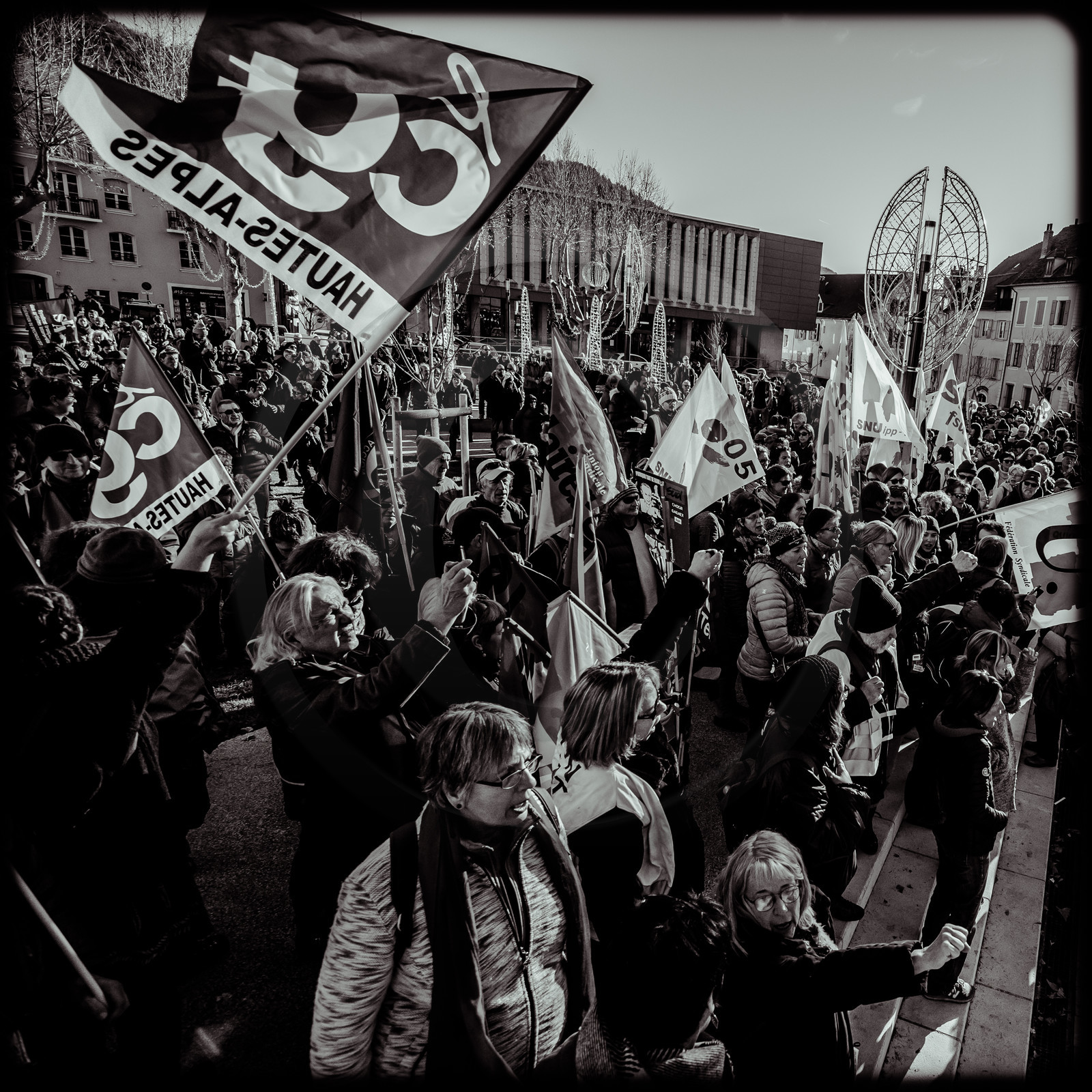 Manifestation à Gap le 09 janvier 2020