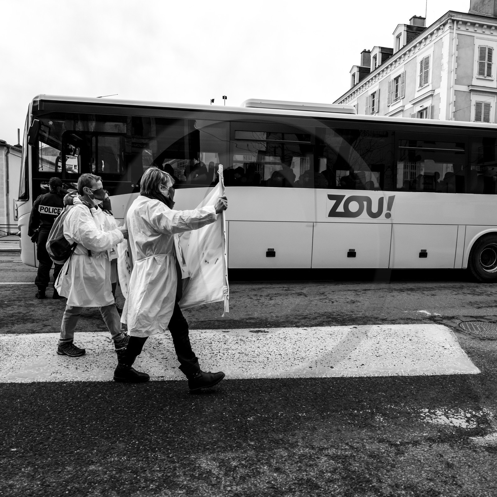 04 février 2021 à Gap (Hautes-Alpes) : Manifestation des soignants oubliés du Ségur de la santé. 04 février 2021 à Gap (Hautes-Alpes) : Manifestation des soignants oubliés du Ségur de la santé.